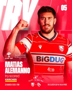 Image post by @officialgloucesterrugby on Instagram