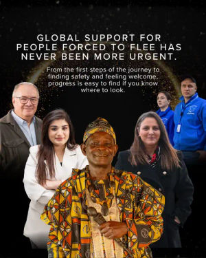 Image post by @refugees on TikTok