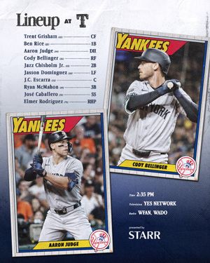 Image post by @Yankees on Twitter