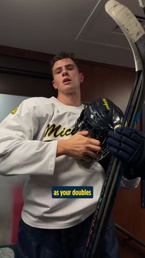 Video post by @umichhockey on TikTok