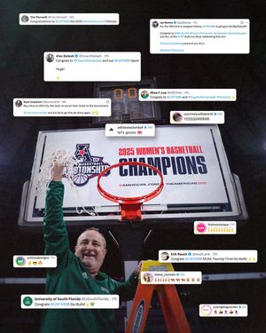 Image post by @USFWBB on Twitter
