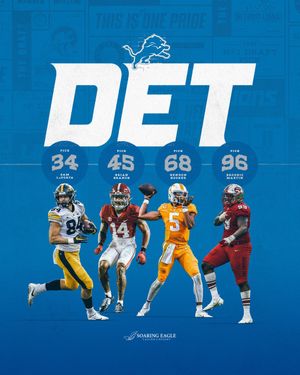 Image post by @Lions on Twitter
