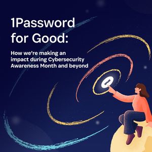 Image post by @1password on Instagram