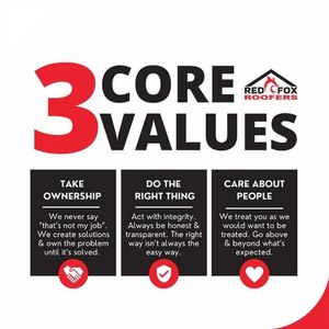 Image post by @redfoxroofers on Facebook
