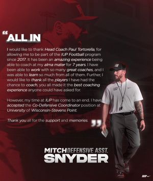 Image post by @Coach_MSnyder on Twitter