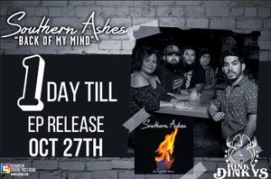 Image post by @SouthernAshesMusic on Facebook