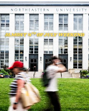 Image post by @northeastern on Instagram