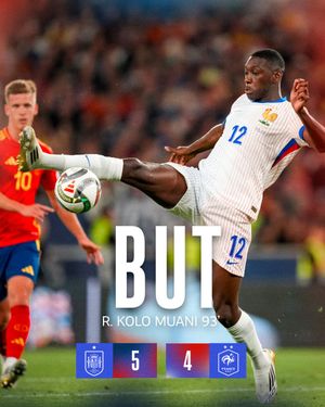 Image post by @equipedefrance on Twitter