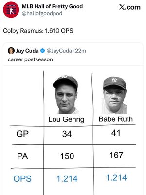 Image post by @mlbhallofgood on Instagram