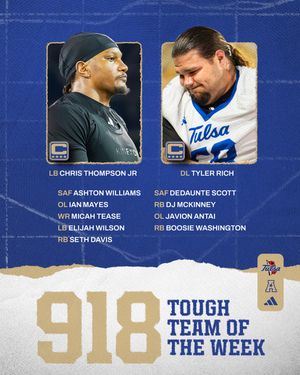 Image post by @tulsa_football on Instagram
