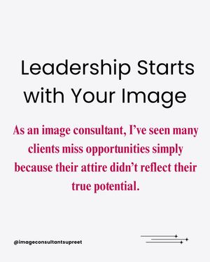 Image post by @imageconsultantsupreet on Instagram