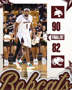 Image post by @TXStateMBB on Twitter