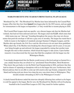 Image post by @mhcmarlins on Instagram
