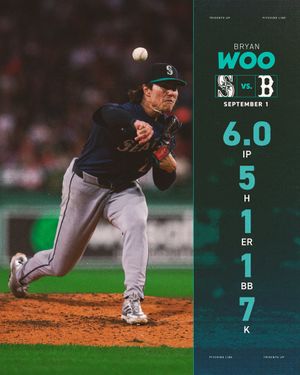Image post by @Mariners on Twitter/X