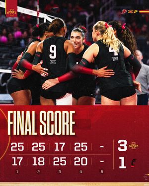 Image post by @iowastatevb on Instagram