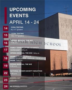 Image post by @mclainhighschool on Instagram
