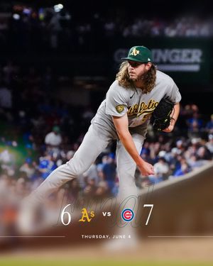 Image post by @Athletics on Twitter