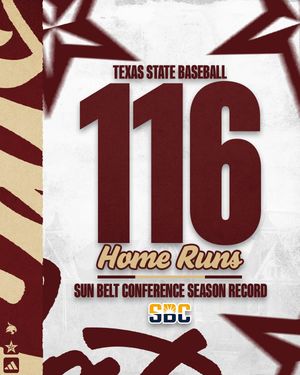 Image post by @texasstatebaseball on Instagram