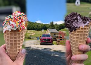 Image post by @mountsunapeeresort on Facebook