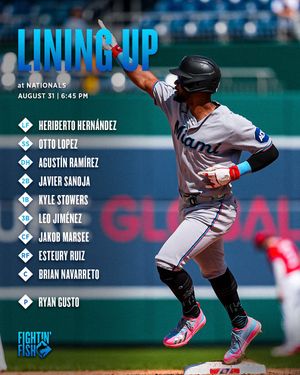 Image post by @Marlins on Twitter