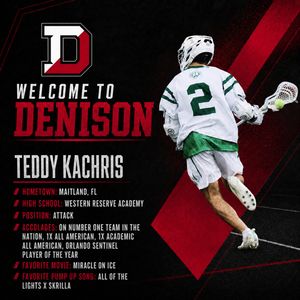 Image post by @denison_lacrosse on Instagram