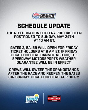 Image post by @charlottemotorspeedway on Instagram