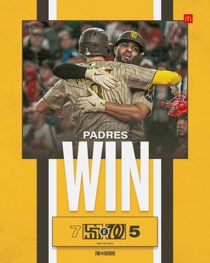 Image post by @padres on Instagram