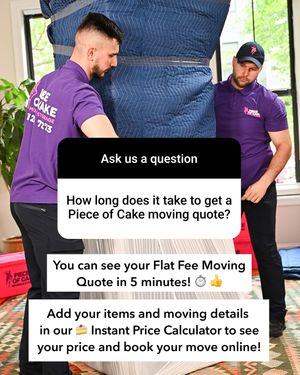 Image post by @pieceofcakemoving on Instagram