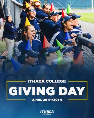 Image post by @ithaca_softball on Instagram