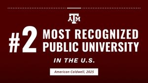 Image post by @TAMU on Twitter