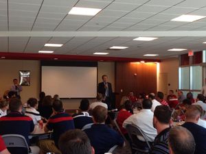 Image post by @FAUAthletics on Facebook