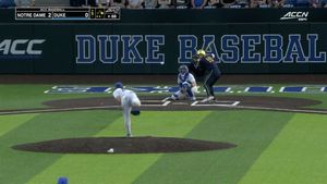 Image post by @notredamebaseball on Instagram