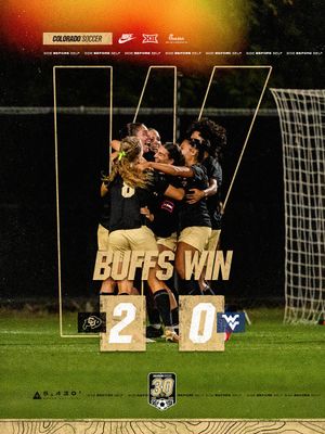 Image post by @CUBuffsSoccer on Twitter/X