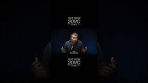 Video post by @20vc on YouTube