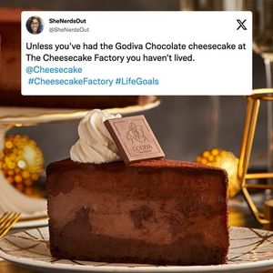 Image post by @cheesecakefactory on Instagram