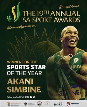 Image post by @akani_simbine on Instagram