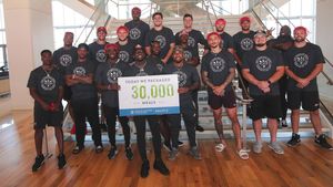 Image post by @49ersFoundation on Facebook