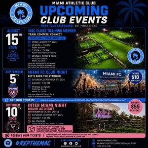 Image post by @miamiathleticclub2022 on Instagram