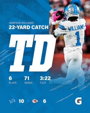 Image post by @Lions on Twitter