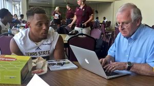 Image post by @txstatebobcats on Facebook