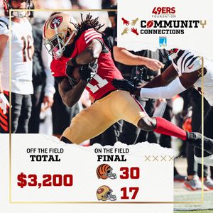 Image post by @49ersfoundation on Instagram