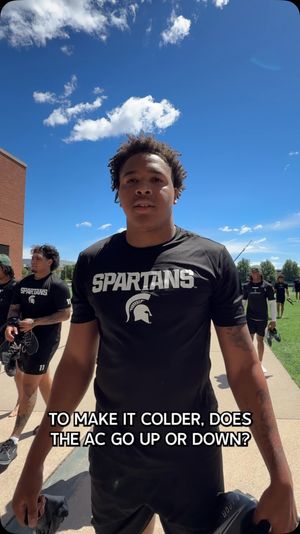 Video post by @michiganstatefootball on Facebook