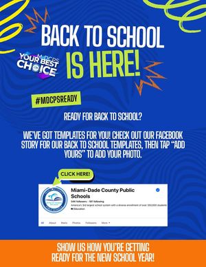 Image post by @miamischools on Facebook