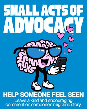 Image post by @milesformigraine on Instagram