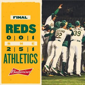 Image post by @athletics on Instagram