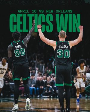 Image post by @celtics on Twitter