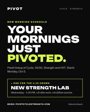 Image post by @pivotsouthbay on Instagram