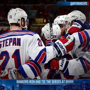 Image post by @nyrangers on Instagram