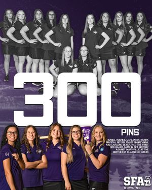 Image post by @SFA_Bowling on Twitter