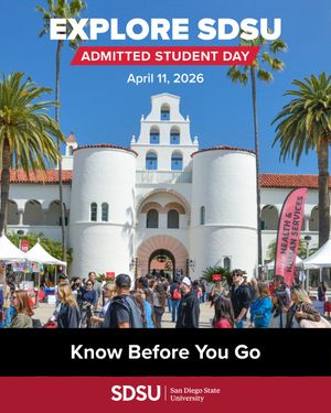 Image post by @sdsuadmissions on Instagram